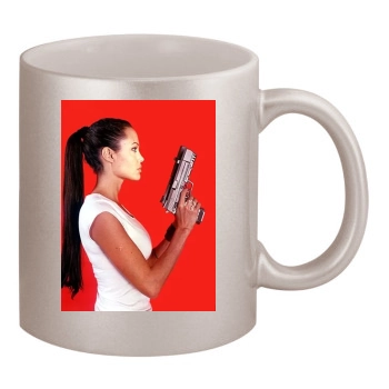 Angelina Jolie 11oz Metallic Silver Mug