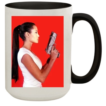 Angelina Jolie 15oz Colored Inner & Handle Mug