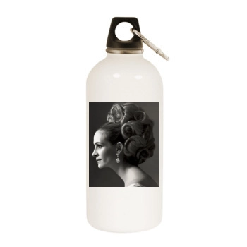 Julia Roberts White Water Bottle With Carabiner