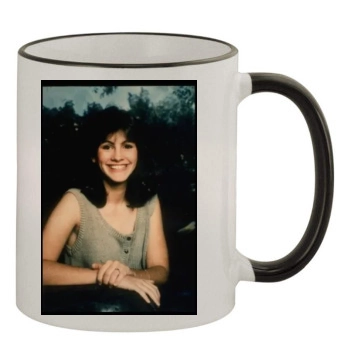 Julia Roberts 11oz Colored Rim & Handle Mug