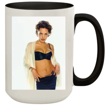 Angelina Jolie 15oz Colored Inner & Handle Mug