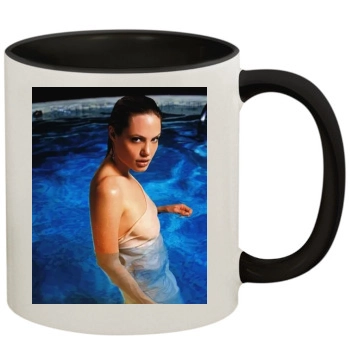 Angelina Jolie 11oz Colored Inner & Handle Mug