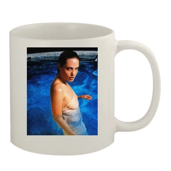 Angelina Jolie 11oz White Mug