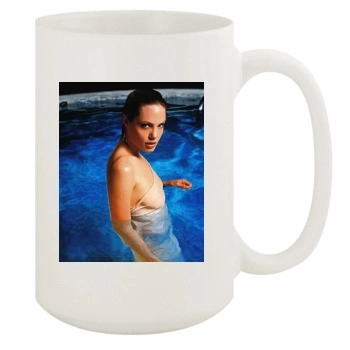 Angelina Jolie 15oz White Mug