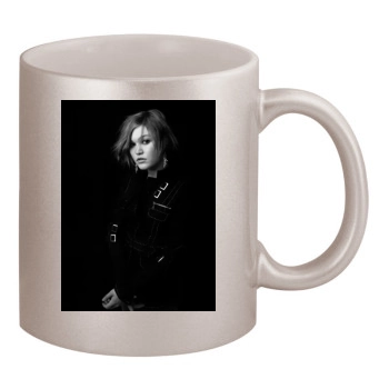 Julia Stiles 11oz Metallic Silver Mug