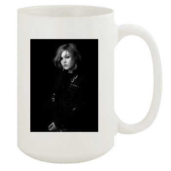 Julia Stiles 15oz White Mug