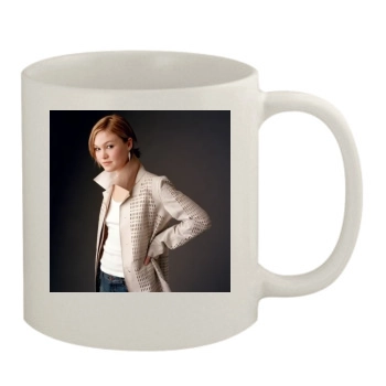 Julia Stiles 11oz White Mug