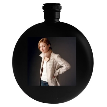 Julia Stiles Round Flask