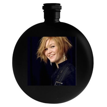 Julia Stiles Round Flask