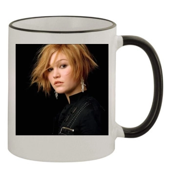 Julia Stiles 11oz Colored Rim & Handle Mug