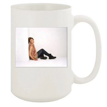 Julia Stiles 15oz White Mug