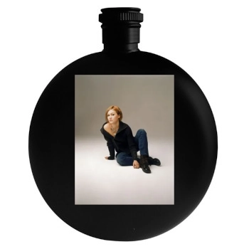 Julia Stiles Round Flask