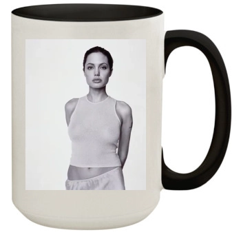 Angelina Jolie 15oz Colored Inner & Handle Mug