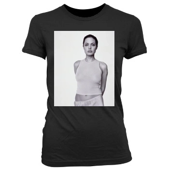 Angelina Jolie Women's Junior Cut Crewneck T-Shirt