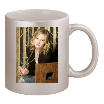 Julia Stiles 11oz Metallic Silver Mug