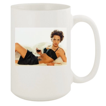 Angelina Jolie 15oz White Mug