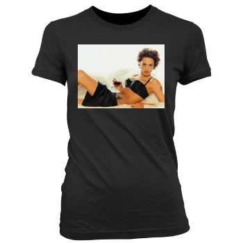 Angelina Jolie Women's Junior Cut Crewneck T-Shirt