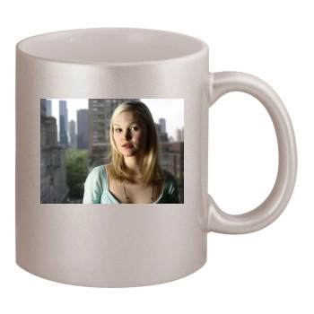 Julia Stiles 11oz Metallic Silver Mug