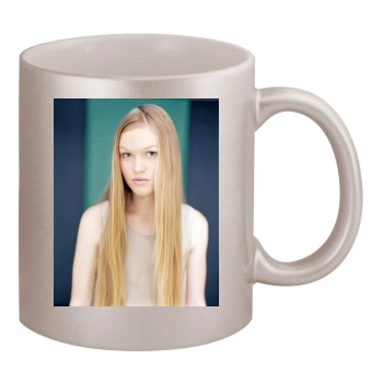 Julia Stiles 11oz Metallic Silver Mug