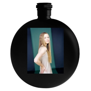 Julia Stiles Round Flask