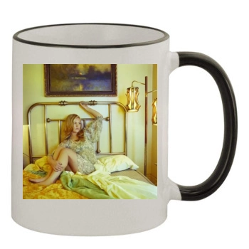 Julia Stiles 11oz Colored Rim & Handle Mug