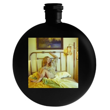 Julia Stiles Round Flask