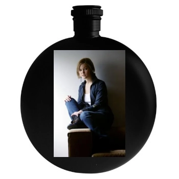 Julia Stiles Round Flask