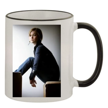 Julia Stiles 11oz Colored Rim & Handle Mug