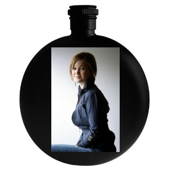 Julia Stiles Round Flask