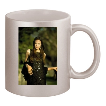 Angelina Jolie 11oz Metallic Silver Mug