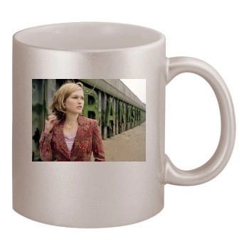 Julia Stiles 11oz Metallic Silver Mug