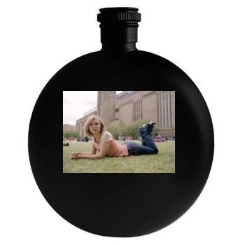 Julia Stiles Round Flask