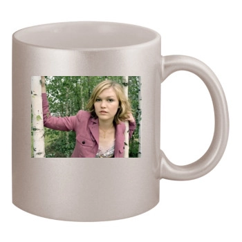 Julia Stiles 11oz Metallic Silver Mug