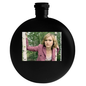 Julia Stiles Round Flask