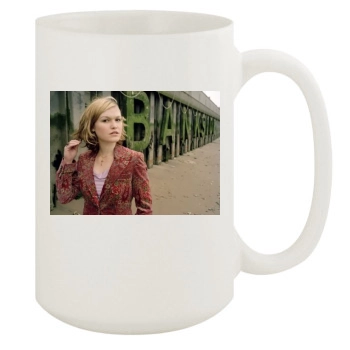 Julia Stiles 15oz White Mug