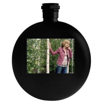 Julia Stiles Round Flask