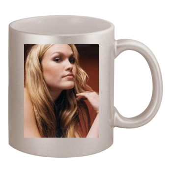 Julia Stiles 11oz Metallic Silver Mug