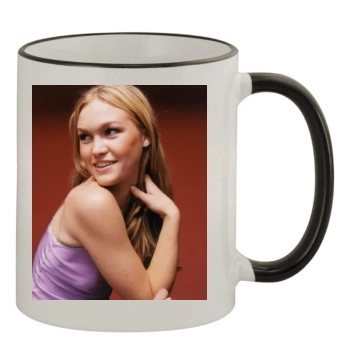 Julia Stiles 11oz Colored Rim & Handle Mug