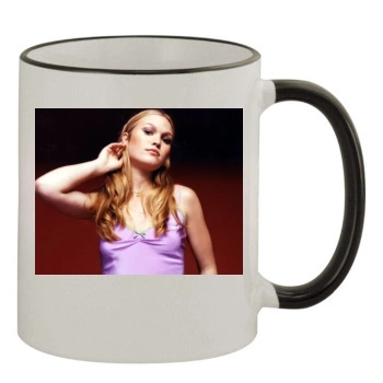 Julia Stiles 11oz Colored Rim & Handle Mug