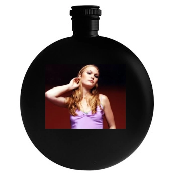 Julia Stiles Round Flask