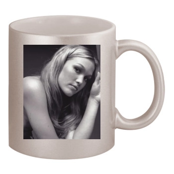 Julia Stiles 11oz Metallic Silver Mug