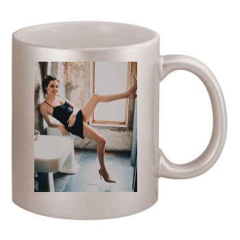 Angelina Jolie 11oz Metallic Silver Mug