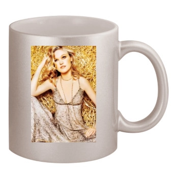 Julia Stiles 11oz Metallic Silver Mug