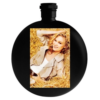 Julia Stiles Round Flask