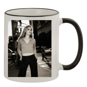 Julia Stiles 11oz Colored Rim & Handle Mug