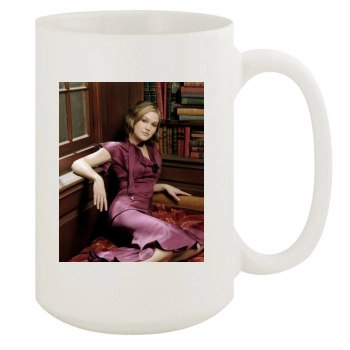 Julia Stiles 15oz White Mug