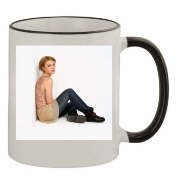 Julia Stiles 11oz Colored Rim & Handle Mug