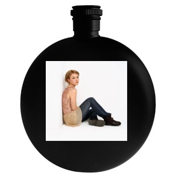 Julia Stiles Round Flask