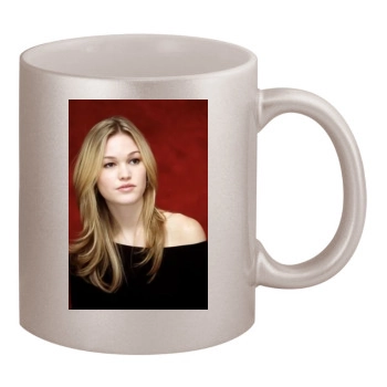 Julia Stiles 11oz Metallic Silver Mug