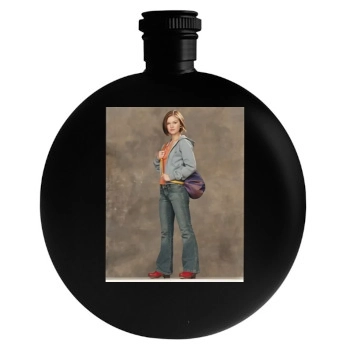 Julia Stiles Round Flask